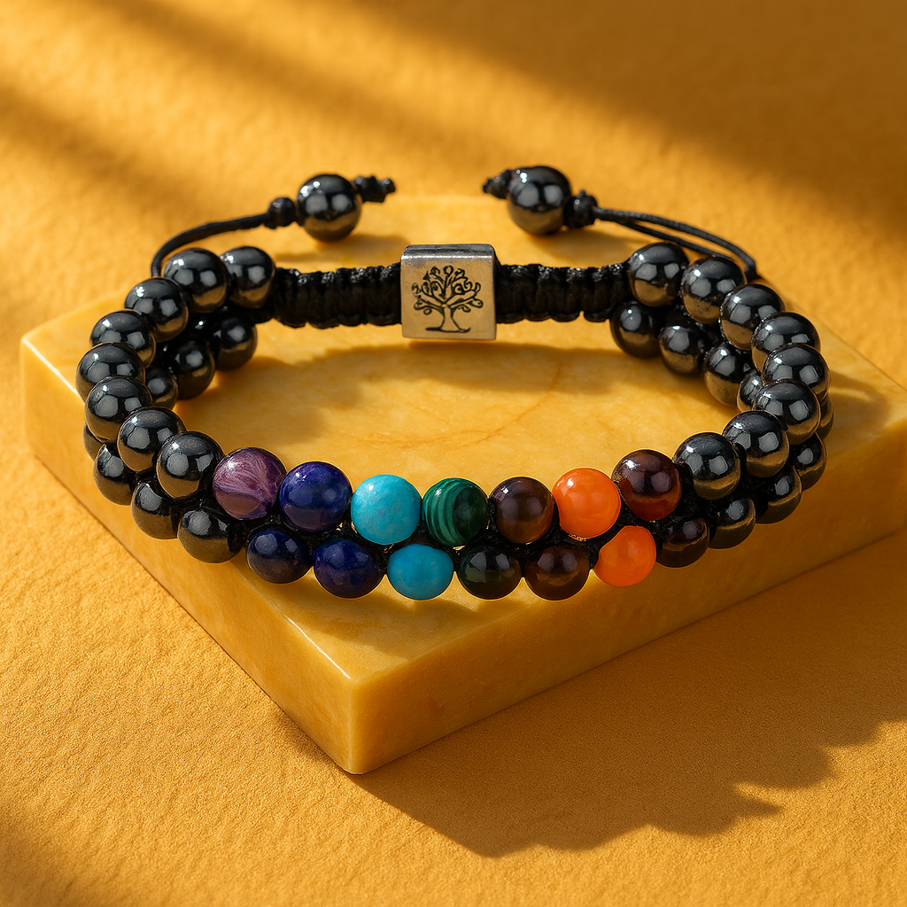 Bracelet Énergétique "GAIA 7 Chakras"