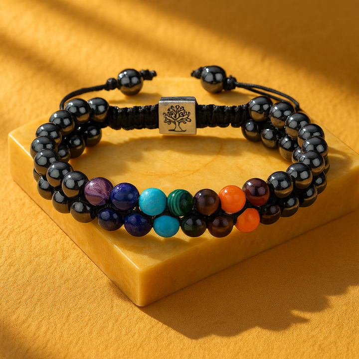 Bracelet Énergétique "GAIA 7 Chakras"