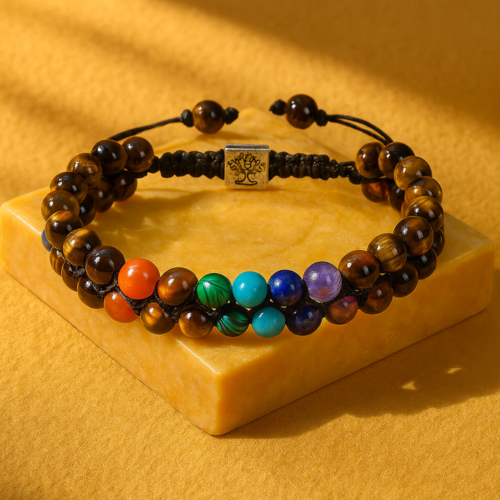 Bracelet Énergétique "GAIA 7 Chakras"