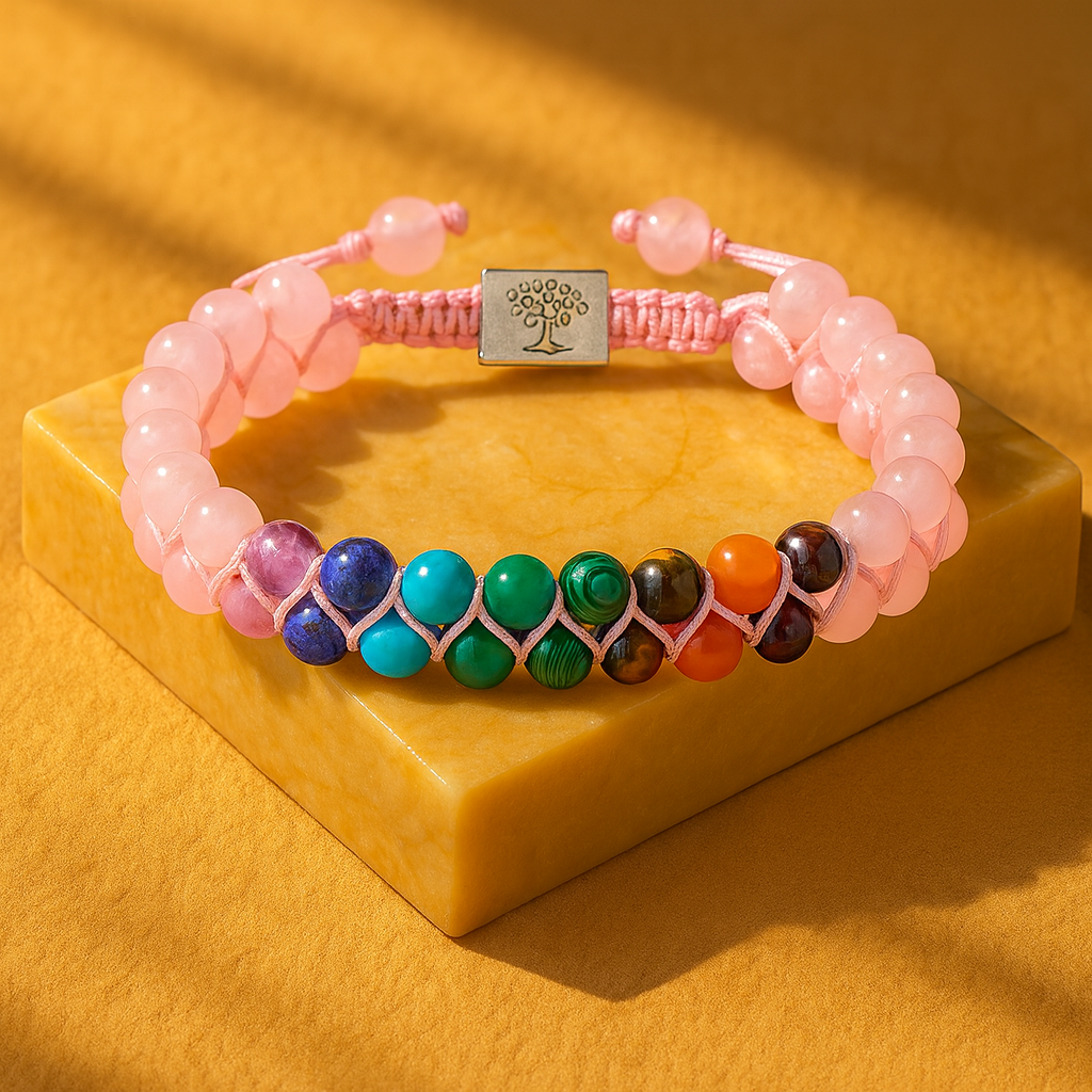 Bracelet Énergétique "GAIA 7 Chakras"