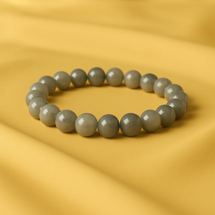 Bracelet "Prospérité et Sérénité" en Jade Burmèse Naturel