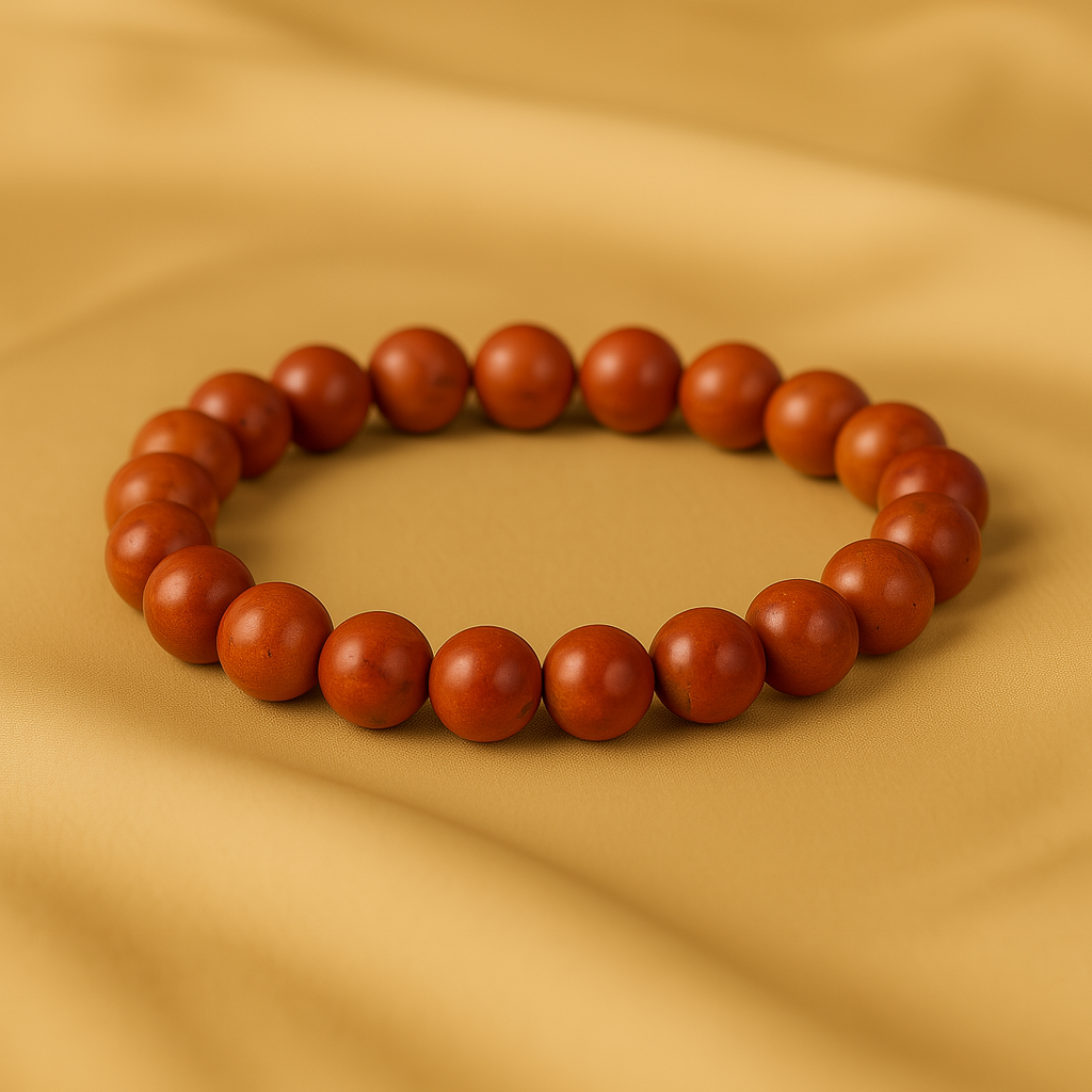 Bracelet "Énergie et Vitalité" en Jaspe Rouge