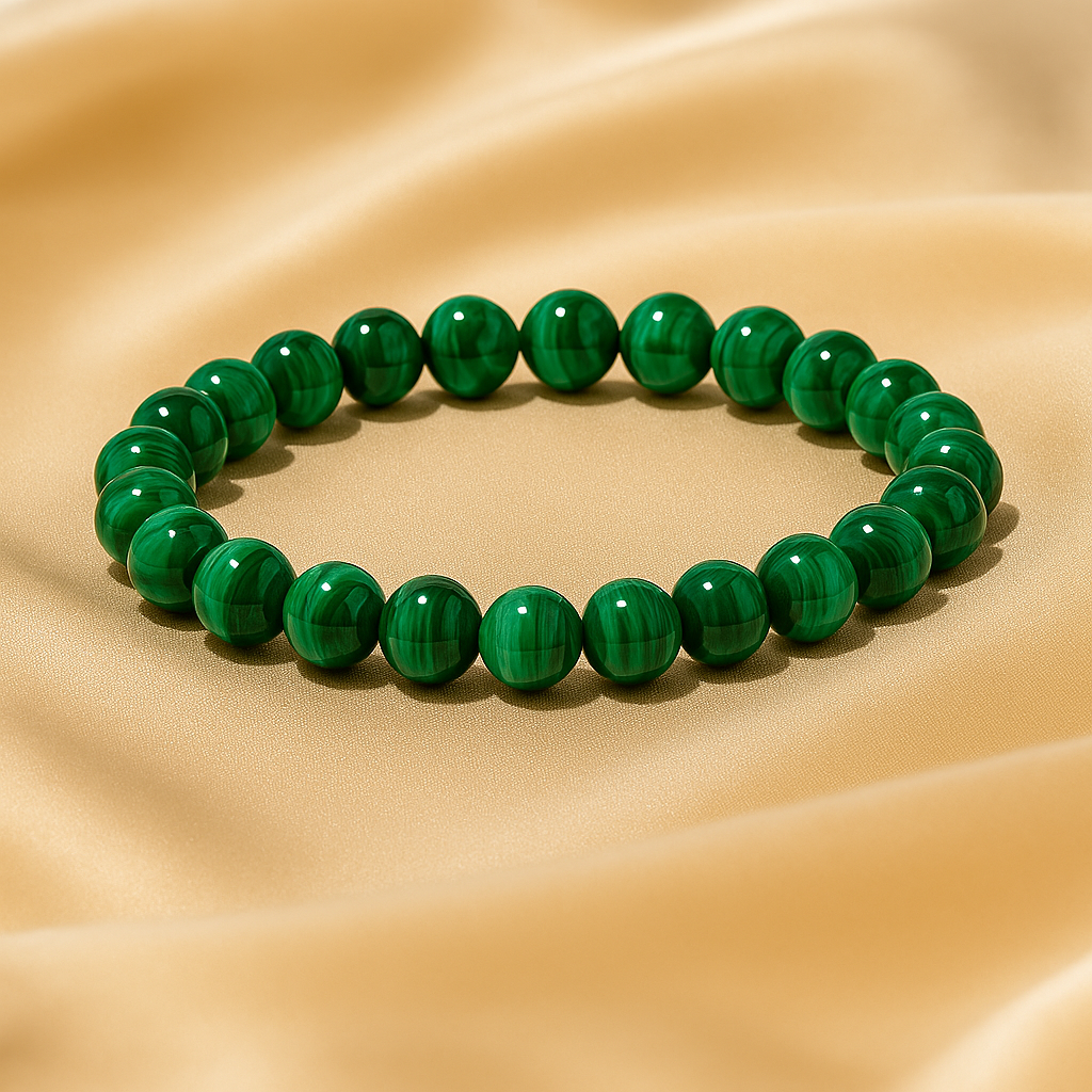 Bracelet Purification en Malachite Véritable