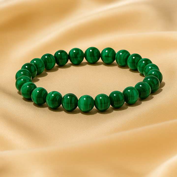 Bracelet Purification en Malachite Véritable