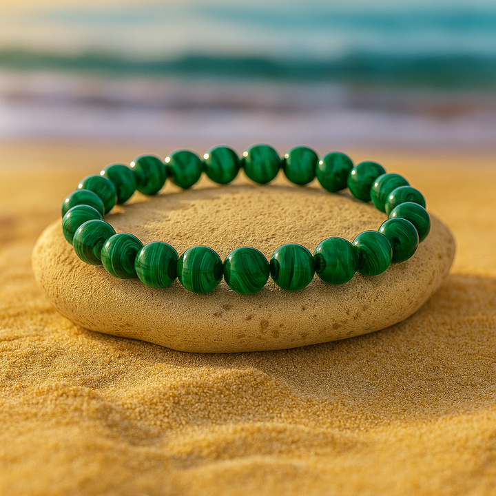 Bracelet Purification en Malachite Véritable