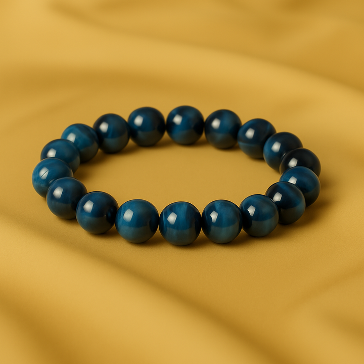 Bracelet "Gardien du Ciel" en Oeil de Faucon