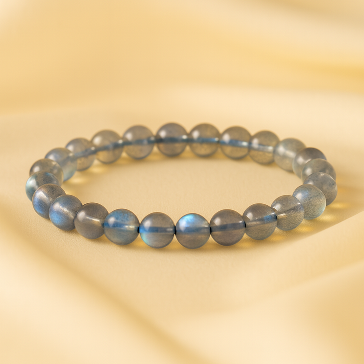 Bracelet "Essence de Lune" en Pierre de Lune Œil de Chat