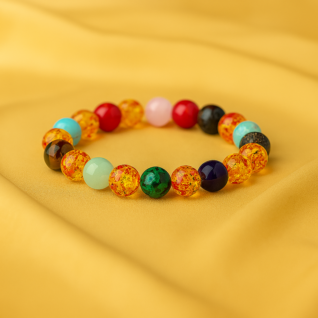 Bracelet "Passion" en pierre de Grenat et de Feu