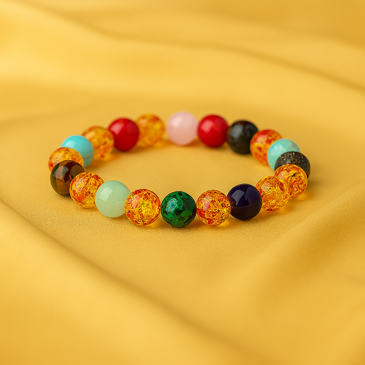 Bracelet "Passion" en pierre de Grenat et de Feu