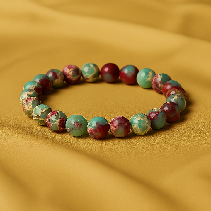 Bracelet "Innovation et Créativité" en Pierre de l'Empereur