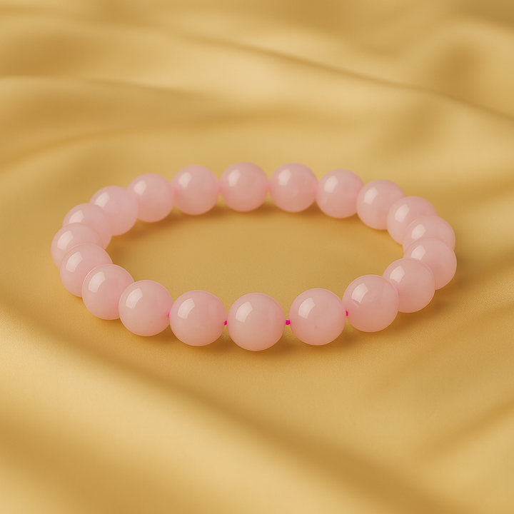 Bracelet "Amour Inconditionnel" en Quartz Rose