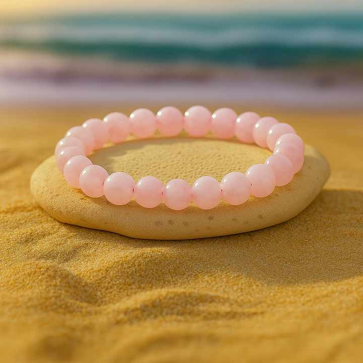 Bracelet "Amour Inconditionnel" en Quartz Rose