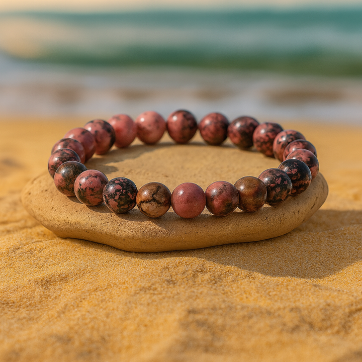 Bracelet "Harmonie & Apaisement" en Rhodonite Naturelle