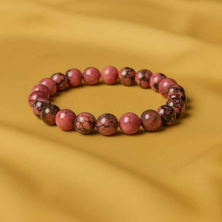 Bracelet "Harmonie & Apaisement" en Rhodonite Naturelle