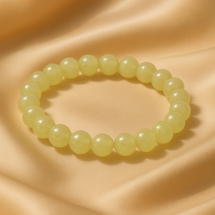 Bracelet Sagesse et Prospérité en Jade Hetian