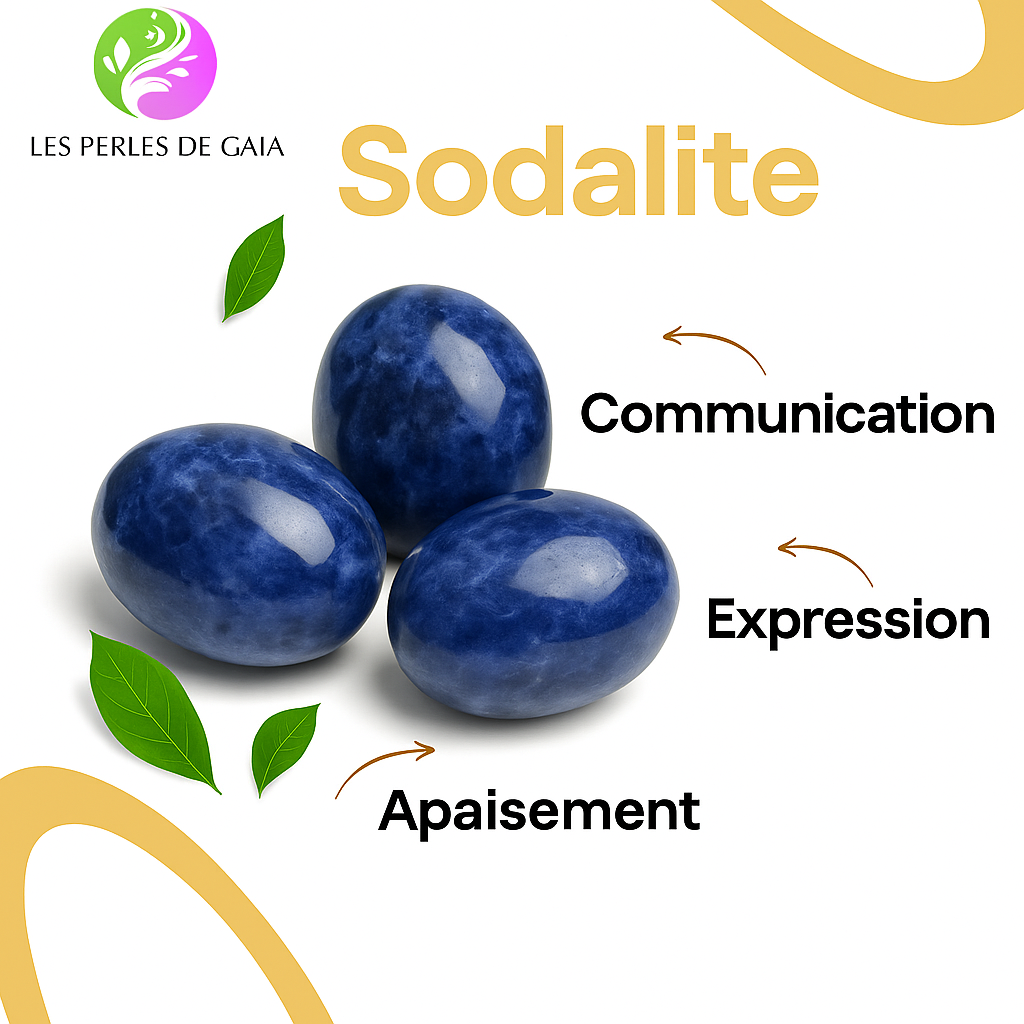 Bracelet "Communication" en Sodalite