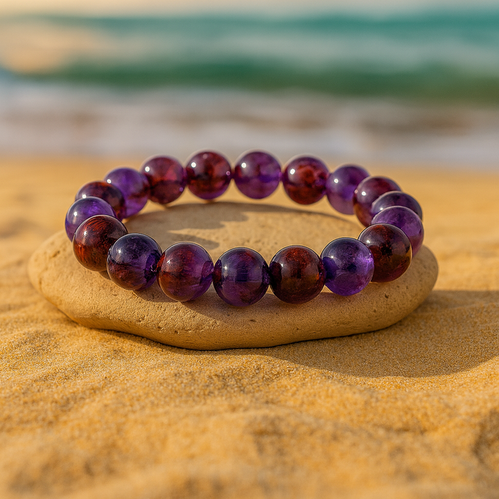 Bracelet "Élégance Mystique" en Titanium Ghost Crystal