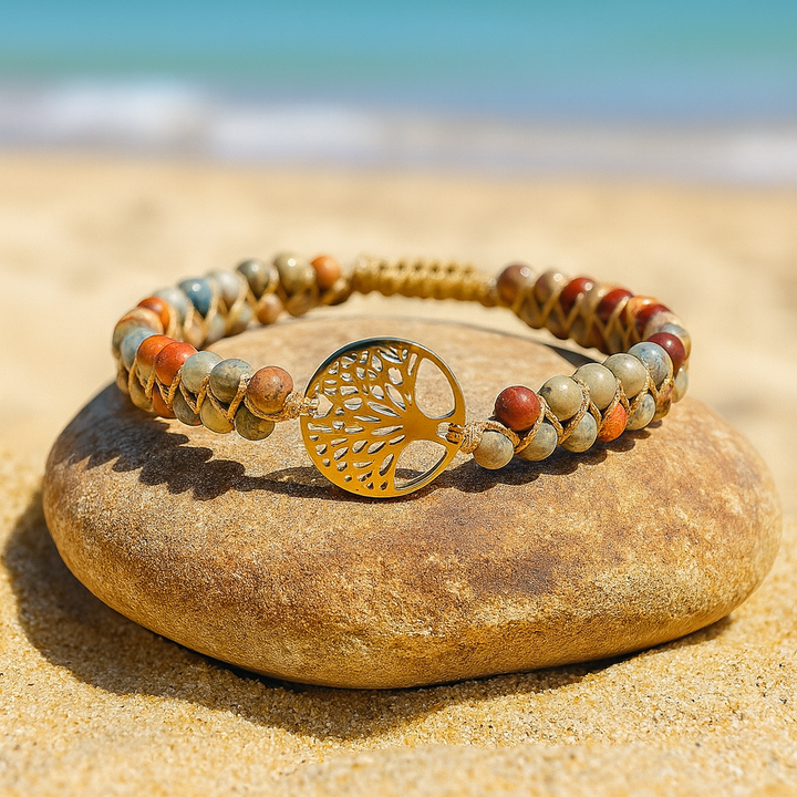 Bracelet Arbre de Vie en Pierre Shoushan