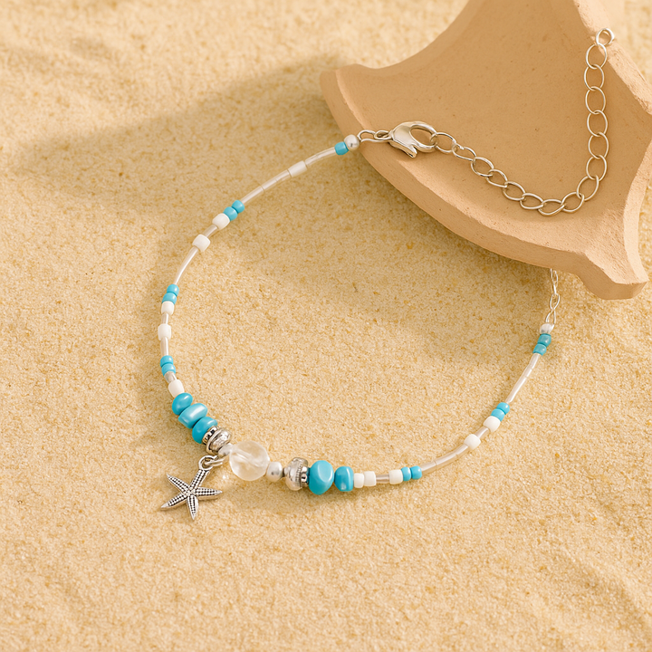Bracelet de Cheville "Étoile Marine"