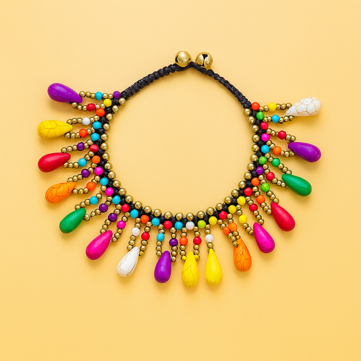 Bracelet de Cheville Bohème Multicolore