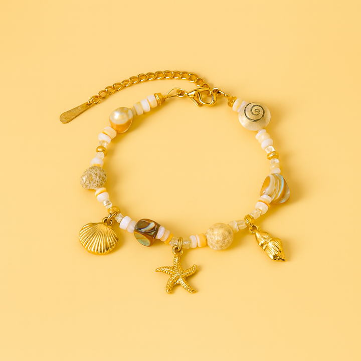 Bracelet Coquillage & Étoile de Mer