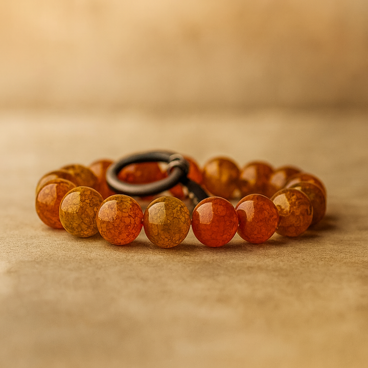 Bracelet “Dragon Scale” en Agate