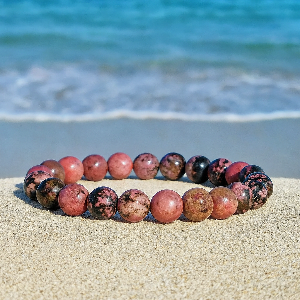 Bracelet "Harmonie & Apaisement" en Rhodonite Naturelle