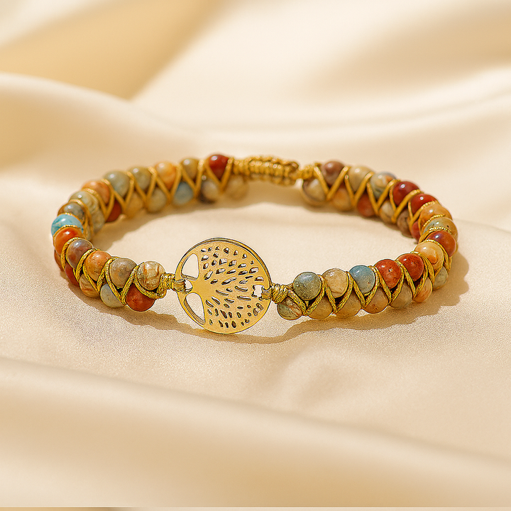 Bracelet Arbre de Vie en Pierre Shoushan