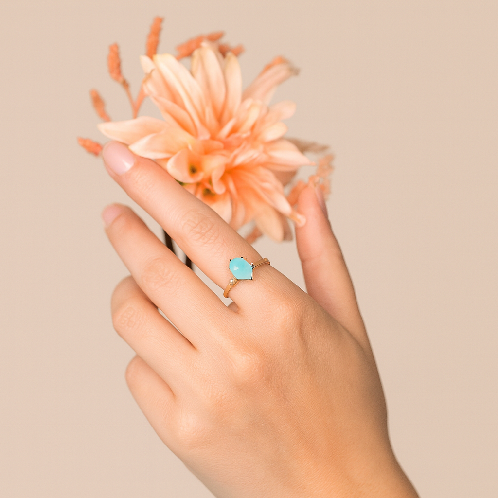 Bague Goutte de GAIA