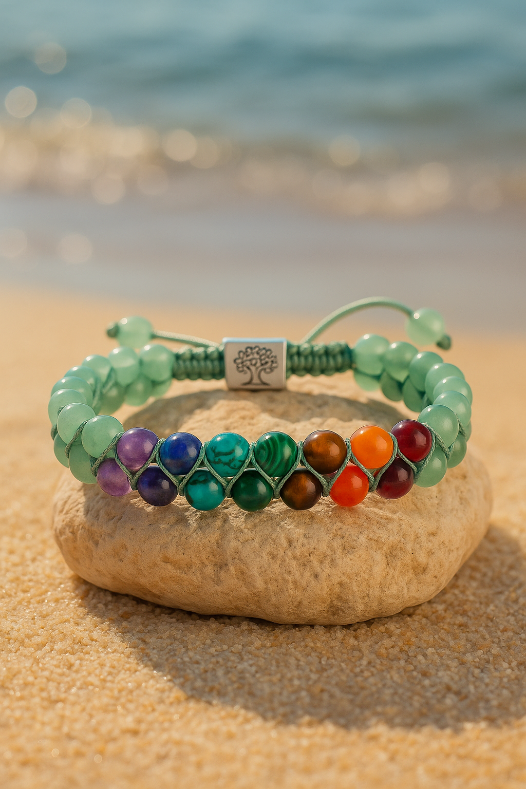 Bracelet Énergétique "GAIA 7 Chakras"