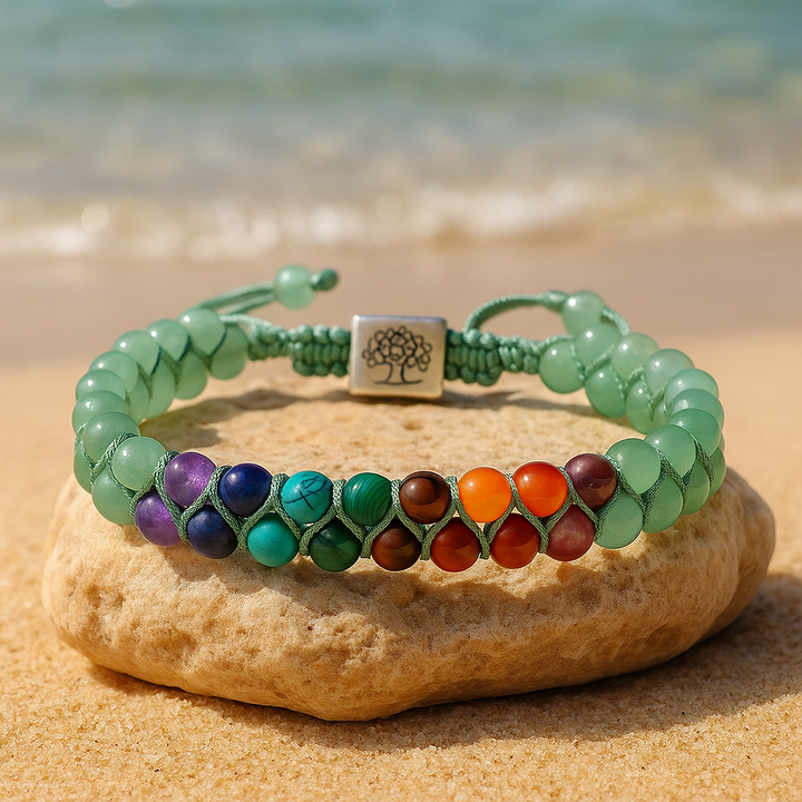 Bracelet Énergétique "GAIA 7 Chakras"