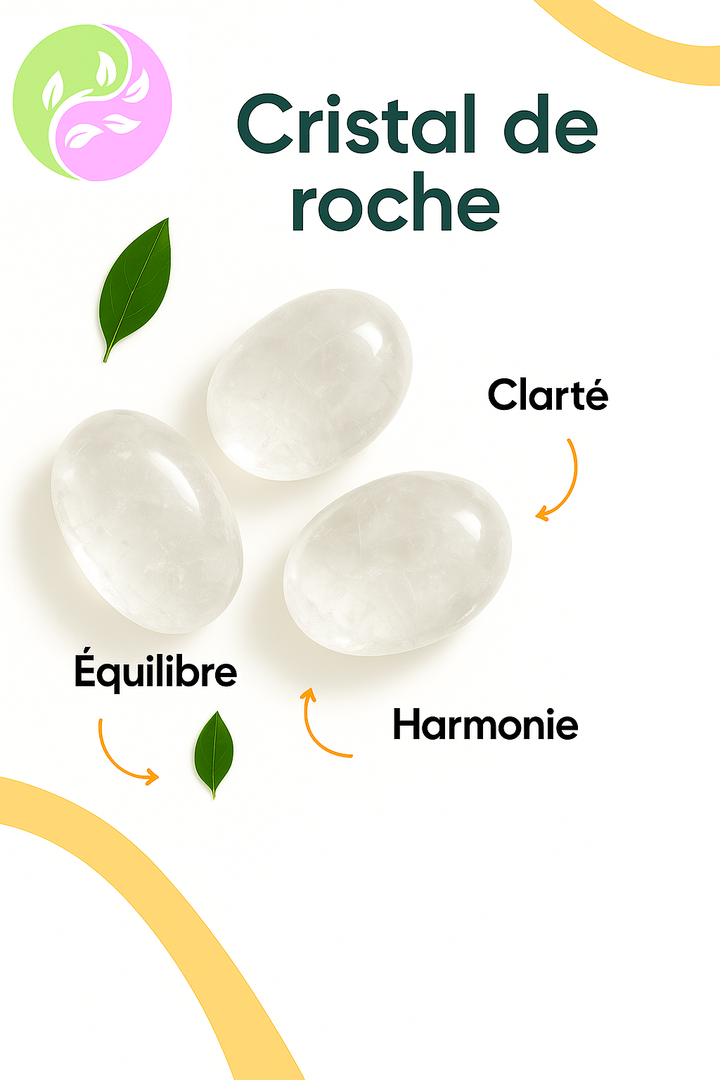 Bracelet "Aura Pure" en Cristal de Roche