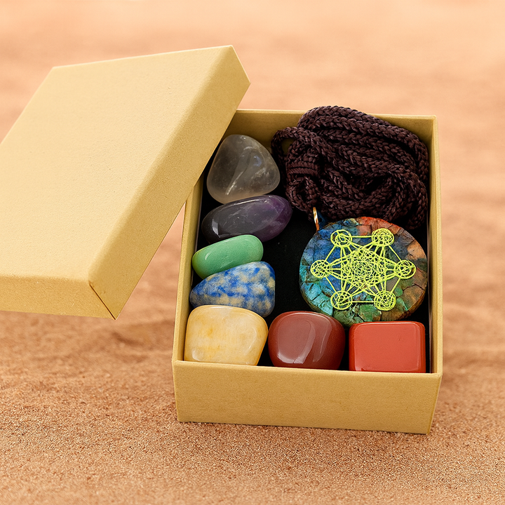 Coffret Collier Énergétique & Pierres Naturelles