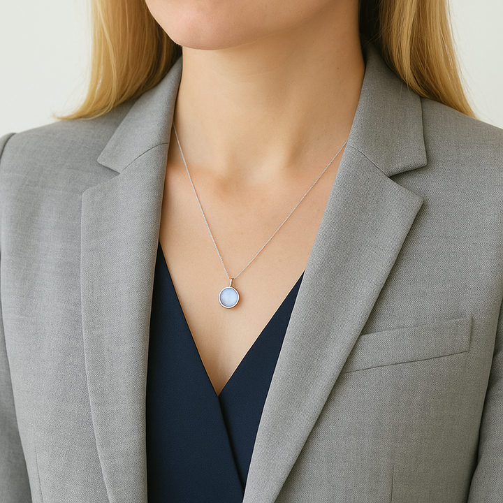 Collier "Lumière de Lune" en Pierre de Lune Naturelle