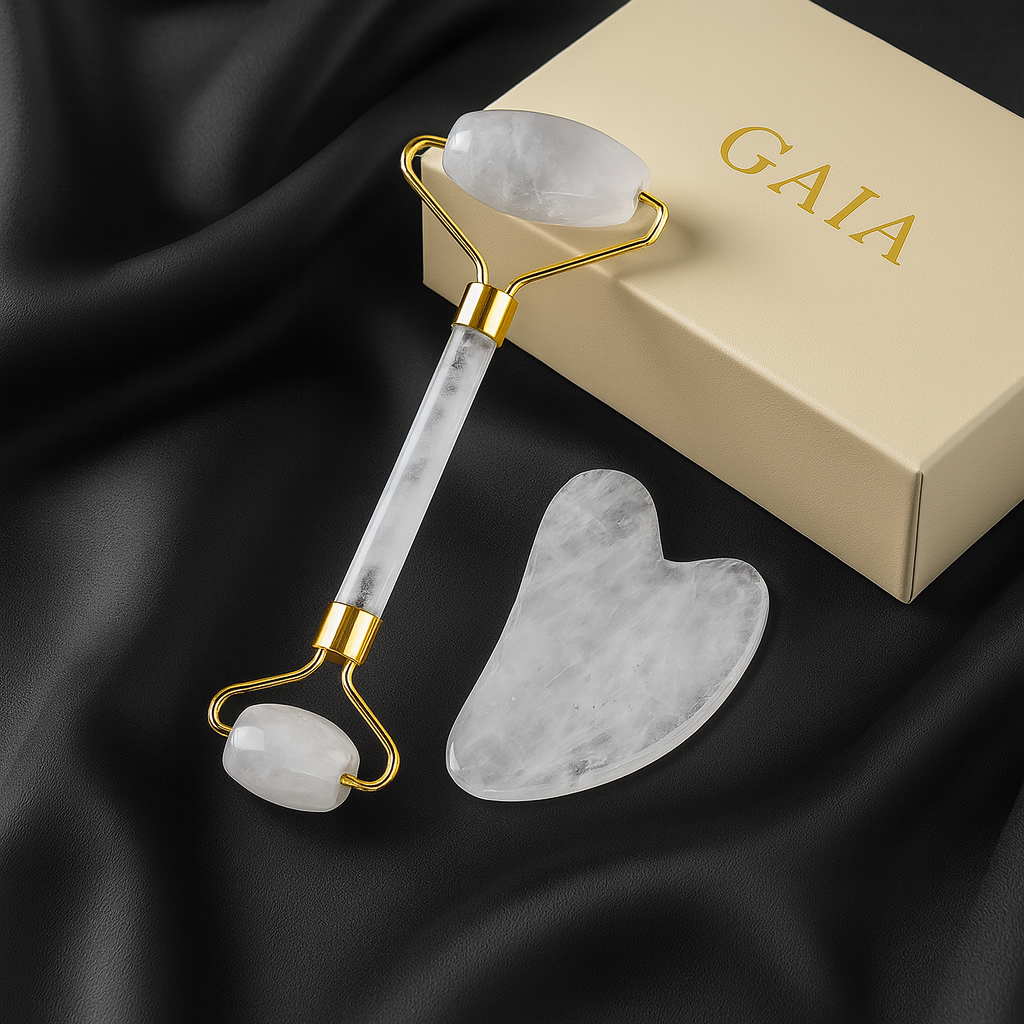 Set de Massage en Cristal de Roche