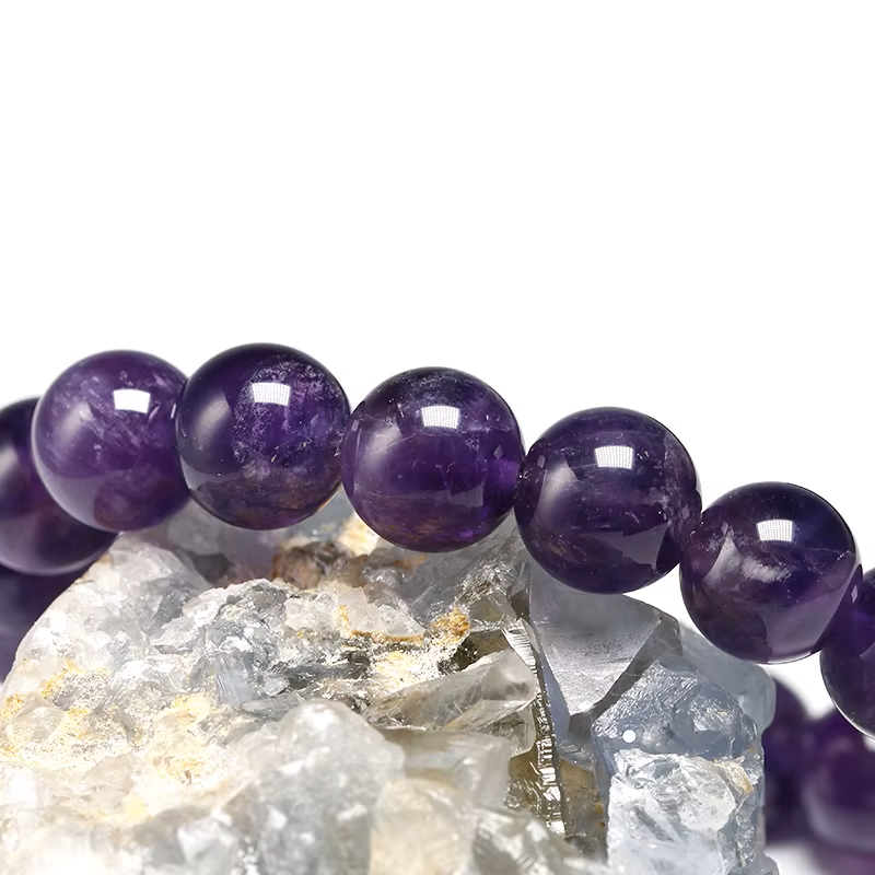 Bracelet "Spiritualité" en Améthyste
