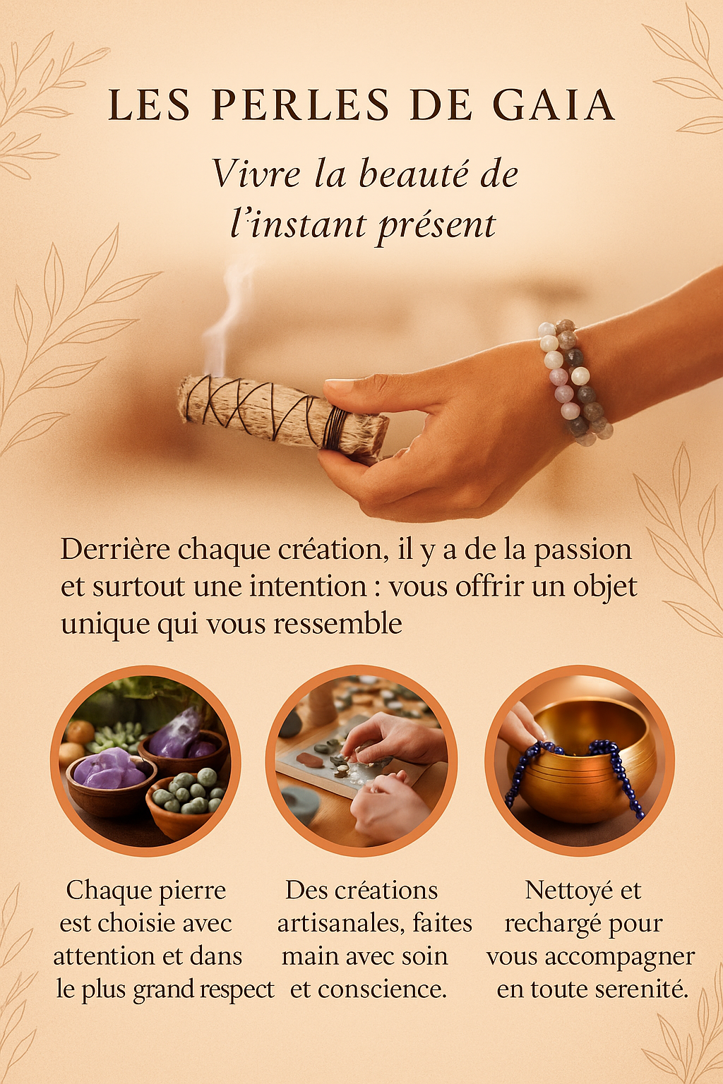 Bracelet "Joie de Vivre" en Agate Jaune