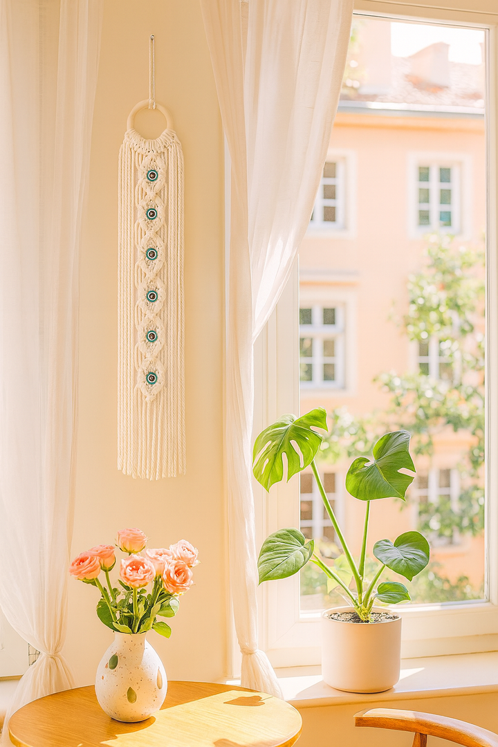 Suspension Murale Bohème Œil Protecteur