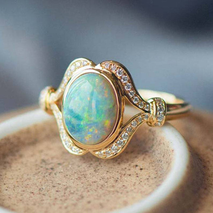 Bague "Éclat d’Opale"