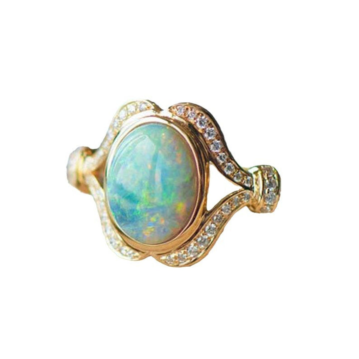 Bague "Éclat d’Opale"