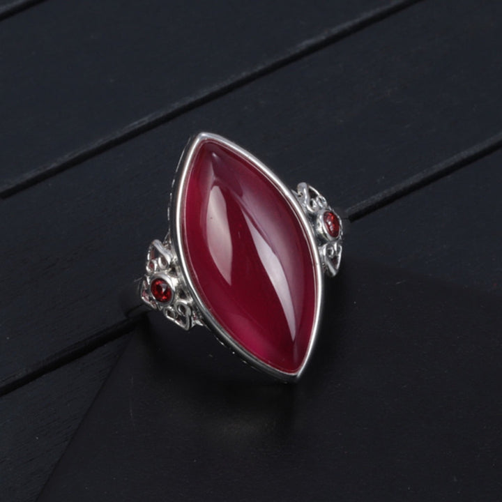 Bague Royale Grenat Rouge
