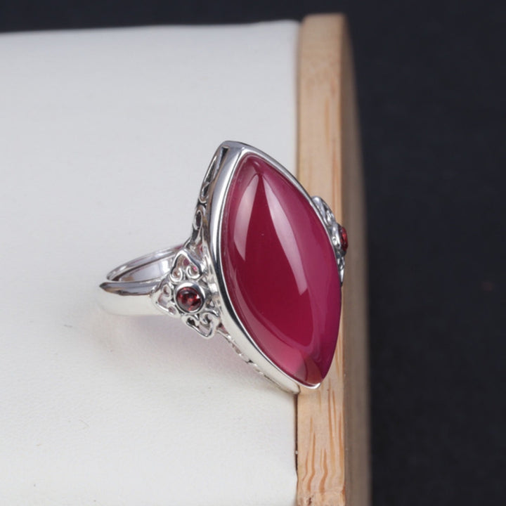 Bague Royale Grenat Rouge