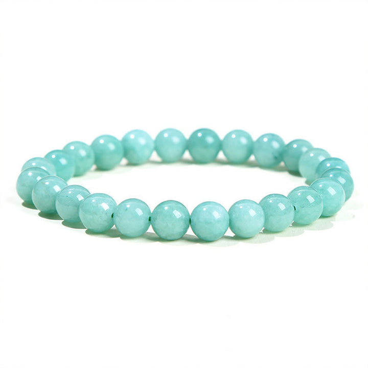 Bracelet "Prospérité et Longévité" en Jade Vert