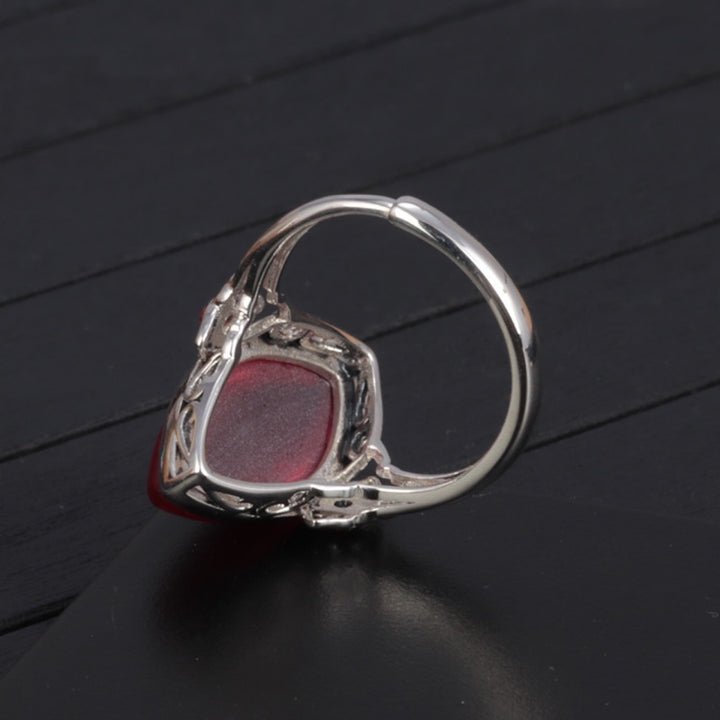 Bague Royale Grenat Rouge