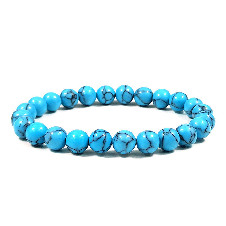 Bracelet "GAIA - Femme Sauvage" en Bleu Turquoise