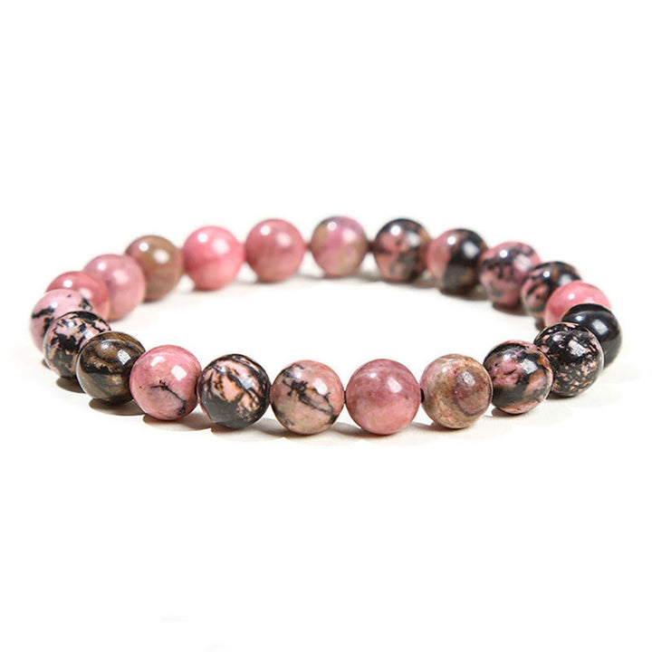Bracelet "Harmonie & Apaisement" en Rhodonite Naturelle