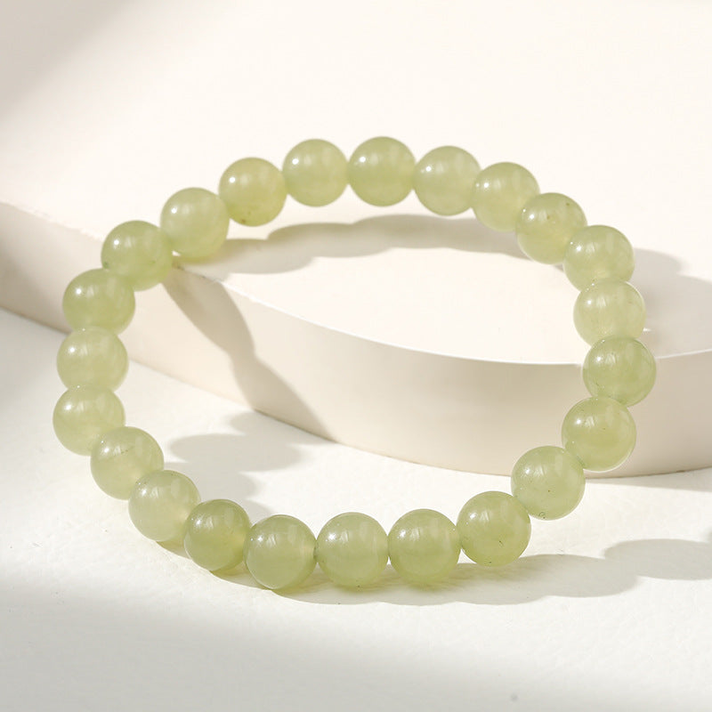 Bracelet Sagesse et Prospérité en Jade Hetian