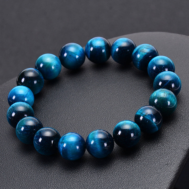 Bracelet "Gardien du Ciel" en Oeil de Faucon