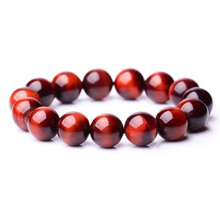 Bracelet "Puissance" en pierre d'Oeil du Tigre Rouge