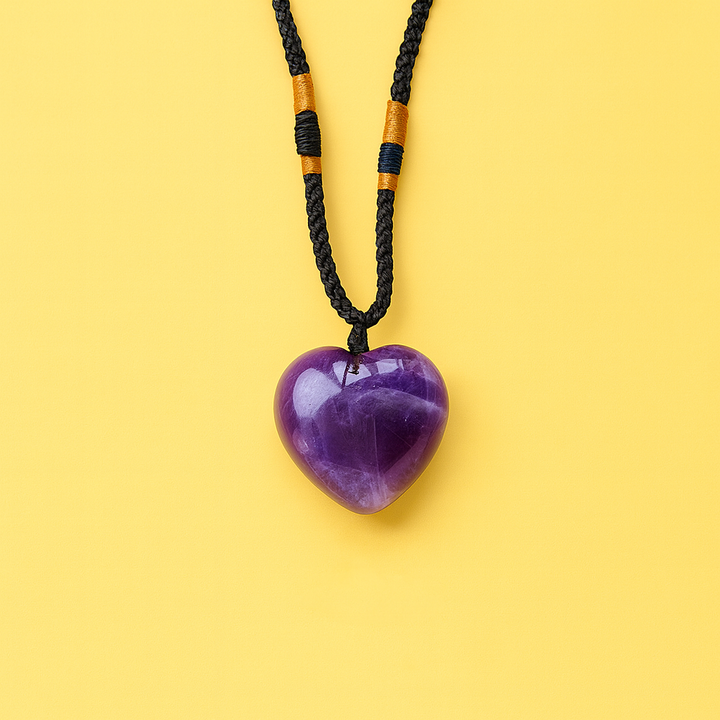 Collier Cœur d’Améthyste